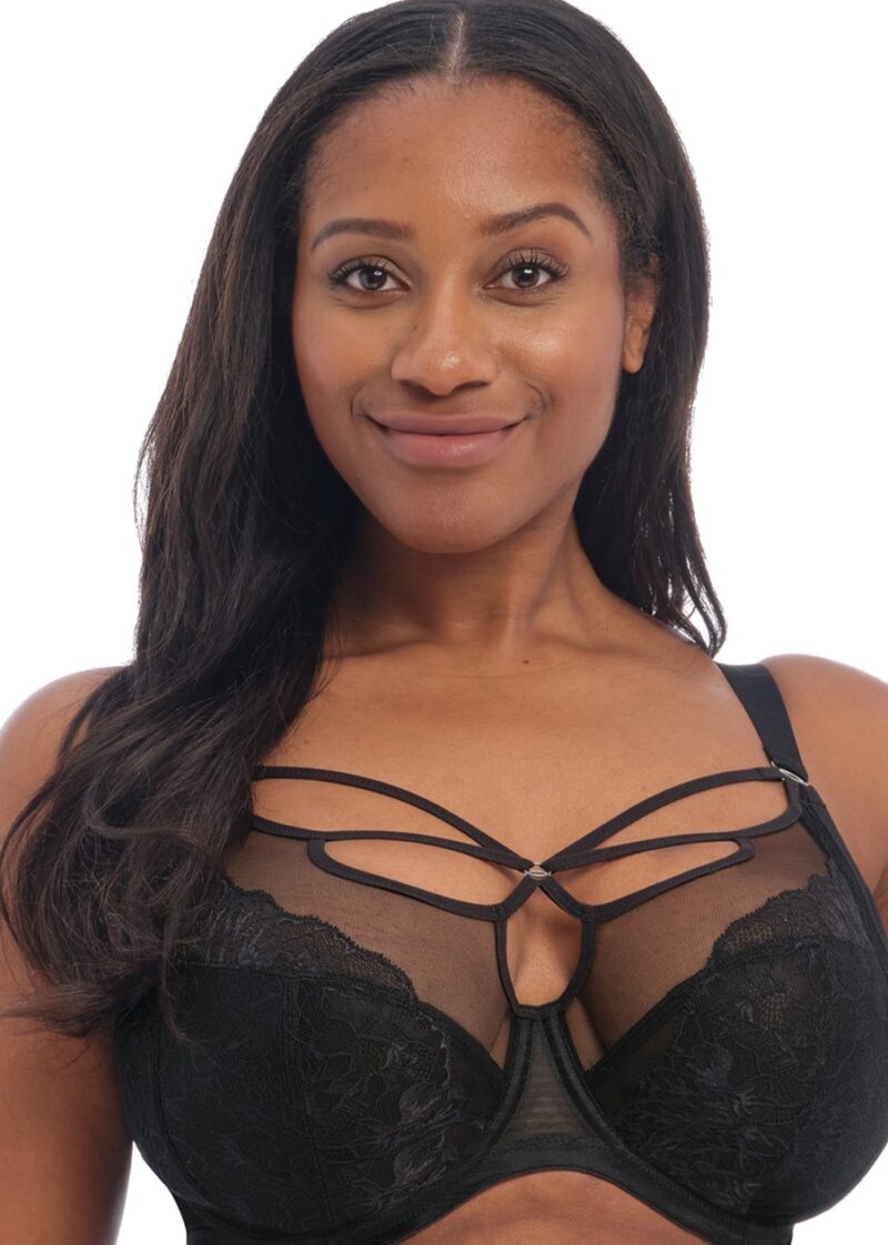 Elomi Brianna Uw Plunge Bra Black Lingerie Box