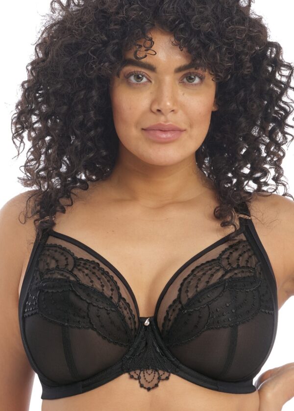 Elomi Priya Uw Plunge Bra Black Lingerie Box